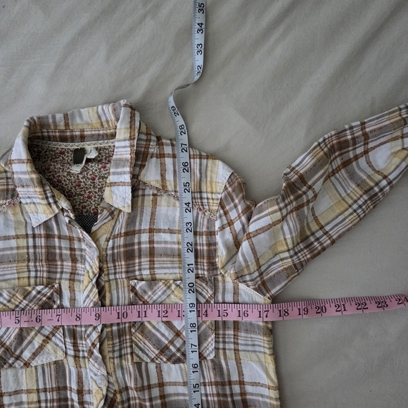 We the Free Park Ranger Oversized Button-up Bohemian Top Size XS - Picture 7 of 7